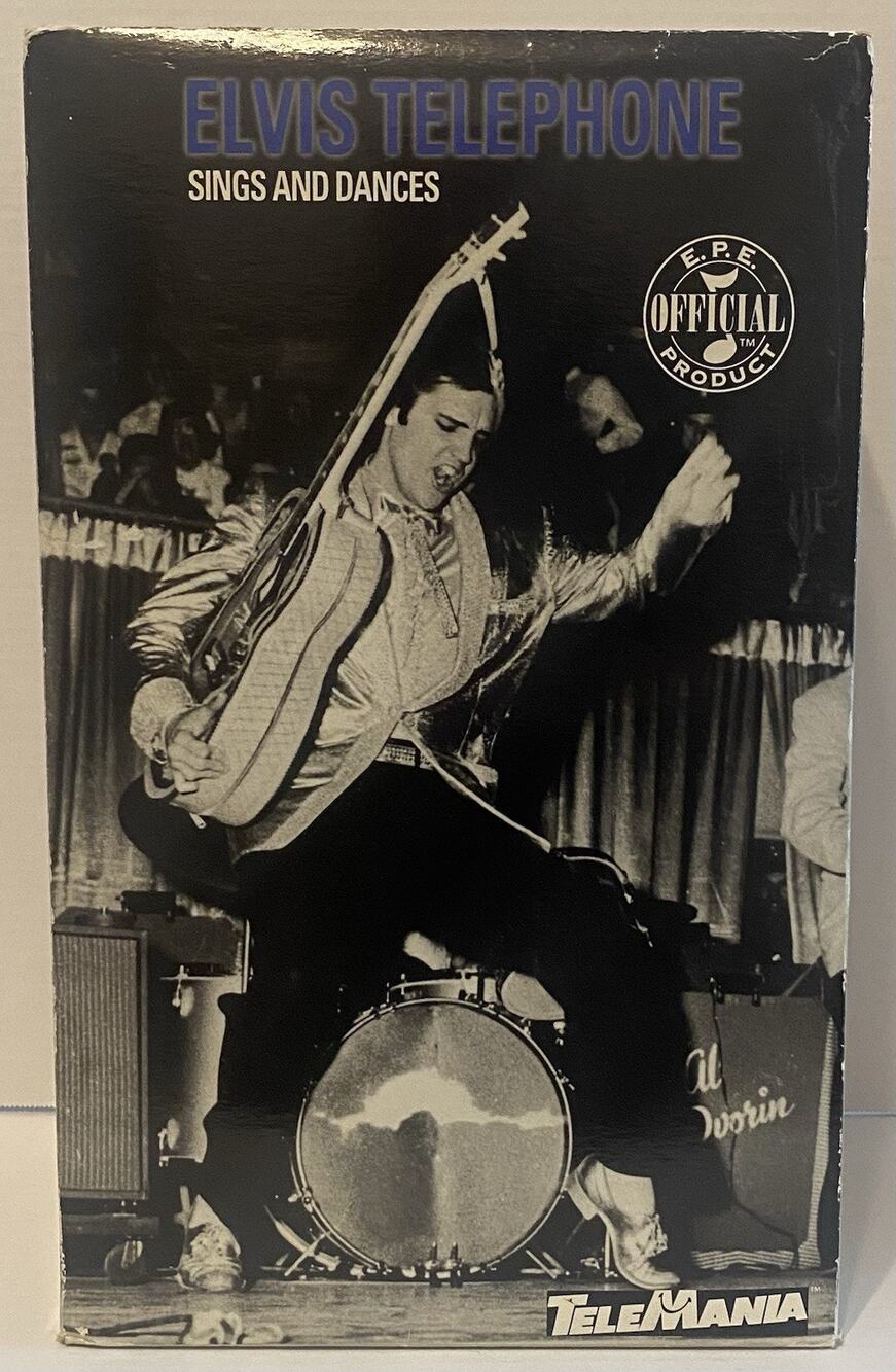 1996 TeleMania Elvis Presley Jail House Rock Dancing Telephone